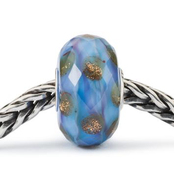 Trollbeads Stroom van Goud glas kraal TGLBE-30093
