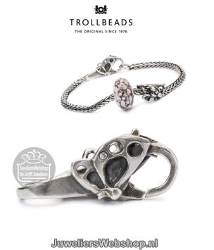 Trollbeads TAGLO-00058 Dansende vlinder slotje zilver