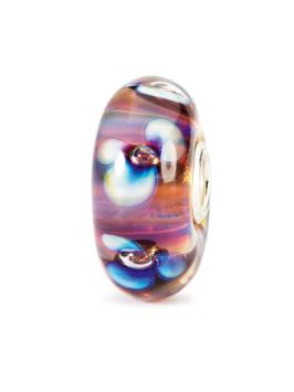 Trollbeads Noorderlichtbloem glas kraal TGLBE-10173