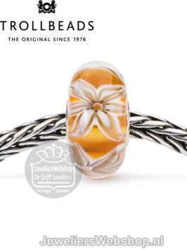 Trollbeads Zwierlijke bloemen glas kraal TGLBE-10437