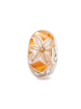 Trollbeads Zwierlijke bloemen glas kraal TGLBE-10437