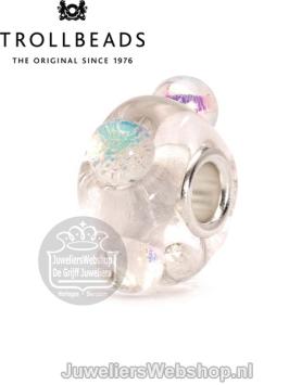 Trollbeads Groenlands landijs glas kraal TGLBE-20049