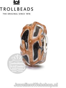 Trollbeads Gouden Takken glas kraal TGLBE-20096