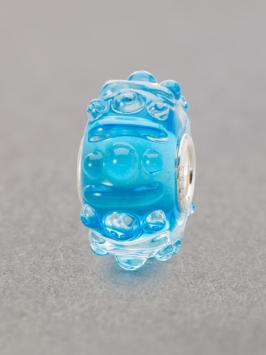 Trollbeads Turquoise Bries glas kraal TGLBE-20114
