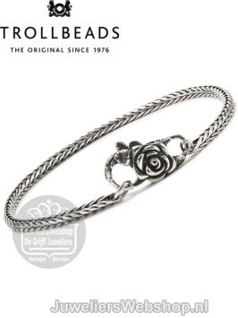trollbeads slot rozen TAGLO-00070 zilver