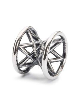 trollbeads kraal sterrenglimlach TAGBE-10104 zilver