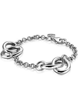 zinzi fantasie jasseron armband zia1341 zilver