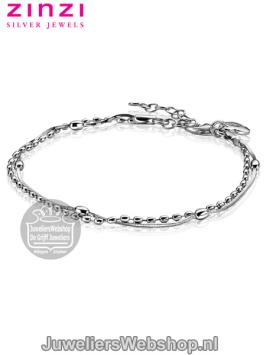 Zilveren Zinzi armband multi-look zilver zia1345