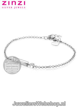 Zinzi zilveren armband ZIA1575 met zirconia