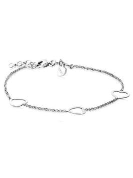 Zinzi Armband ZIA1188 Zilver Hartjes