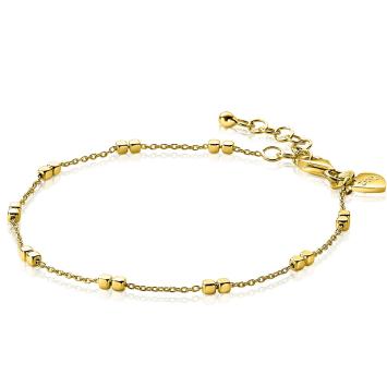 Zinzi ZIA2218G zilveren armband met blokjes