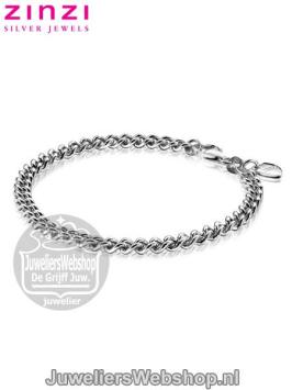 zinzi armband gourmet zia1414 zilver