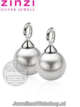 Zinzi Creoolhanger ZICH266LG Parels Lichtgrijs