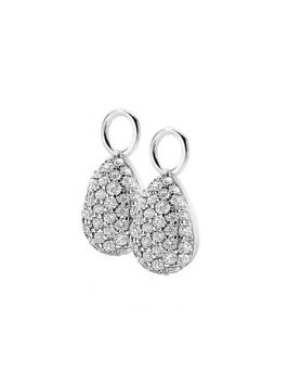 zinzi druppelvormige creoolhangers met zirconia ZICH1591