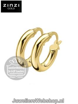 zinzi gouden creolen zgo129 glad