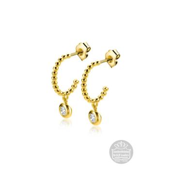 ZGO320 zinzi gold creolen 14karaat goud