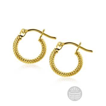 ZGO330 zinzi gold creolen 14karaat goud