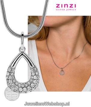 zinzi hanger druppel zirconia zih1756
