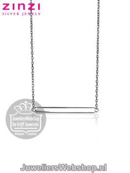 zinzi zilveren ketting met staafjes zic1308