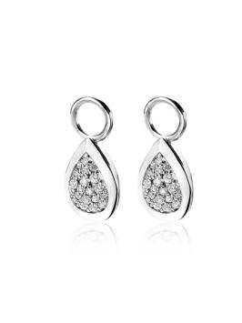 Zinzi Oorbedels peervorm zirconia