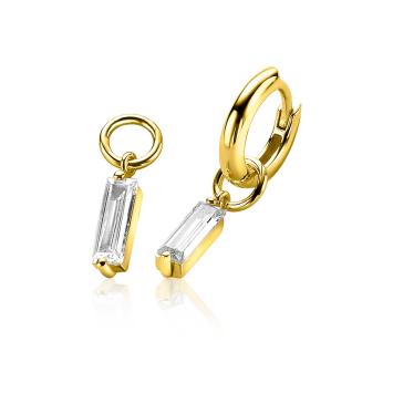 zinzi ZICH2056Y creoolhangers wit