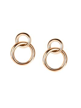 zinzi rosekleurige oorknoppen open vormen  zio1278r