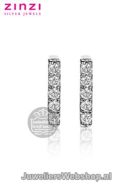 zinzi zio1689Z oorknop staafje zilver zirconia