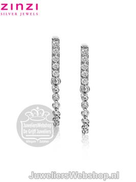 Zinzi Oorknoppen ZIO1764 Staafje Zirconia