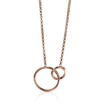 zinzi rosegouden fantasie collier zic 1278r